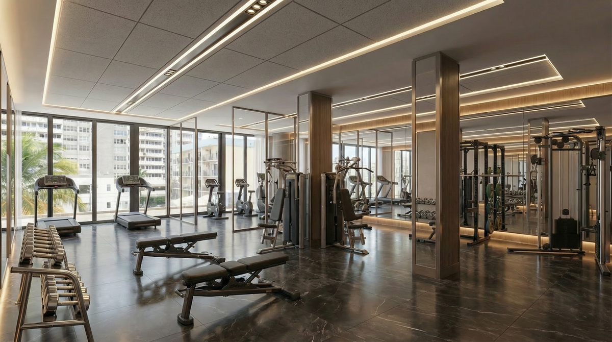 ETURNA fitness center rendering